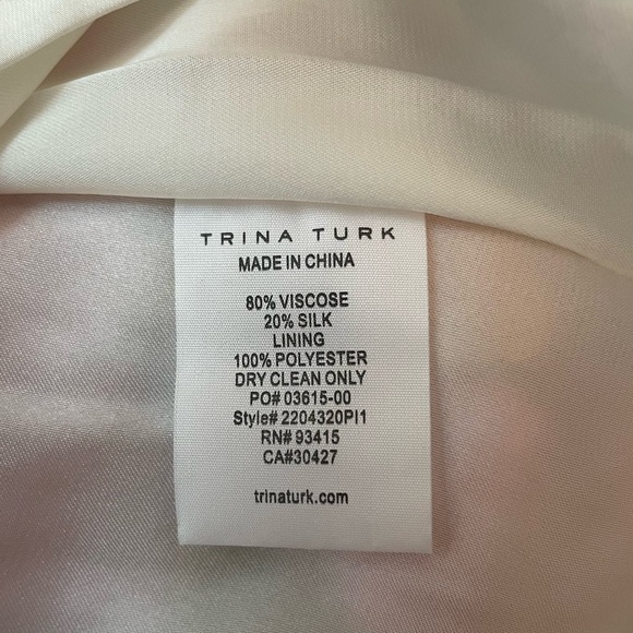 Make Merry Floral Tiered Silk/Viscose Blended Mini Dress from TRINA TURK - Picture 9 of 9